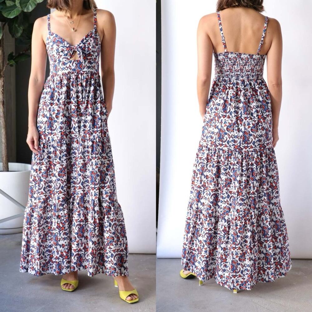 NWT Xirena Lolita Maxi Dress in Amalfi Blue